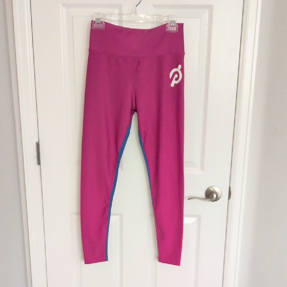 Peloton Pink Show Up Ribbed Legging - XL
